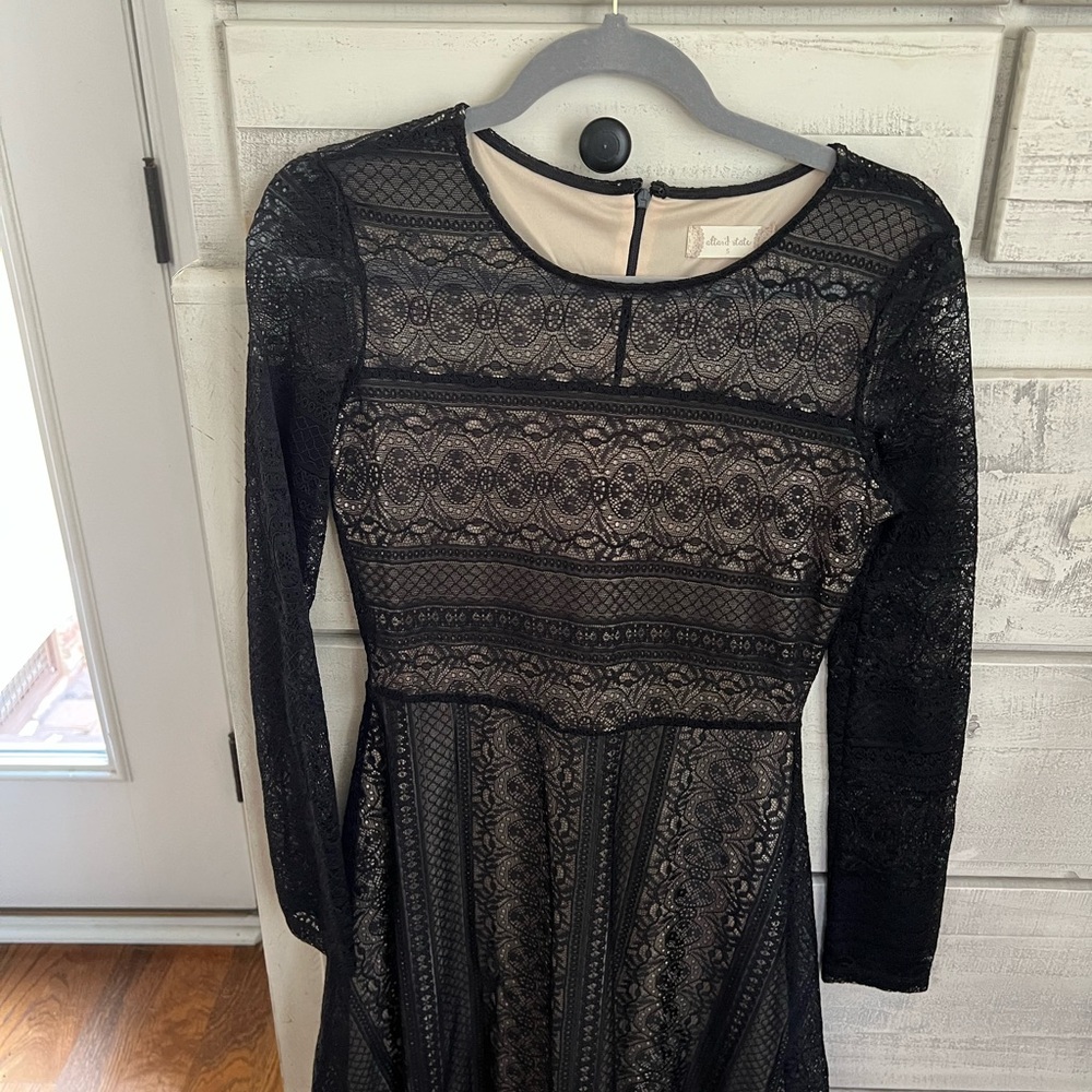 Altar’d State black / lace dress